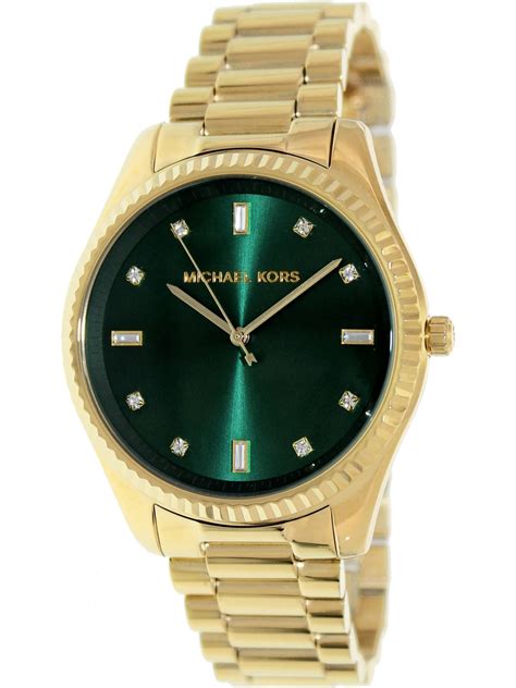 michael kors watch green face